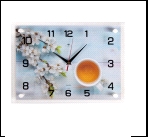 2535-072 (10) Часы настенные "Чай с цветами"