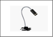 Св. настол. LED  3Вт Прищепка светильник настольный HL007L Белый 220-240V