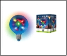 ДИСКО ШАР ULI-Q308 1,5W/RGB/E27 3D Светодиодный светильник. Свечение 3D звёзды. 220В. Диаметр 8см. ТМ Volpe., шк 5999558319373