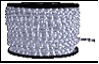 Дюралайт LED   2,0Вт белый круг  2-х жильный 36LED/м 13мм 100м (кратность резки 2м) 7000K  (100)/световая нить