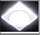 СТ LEDподсв. GX53 хром/матовый квадрат  G215 CH/WH  +3W(LED WHITE)Ambrella