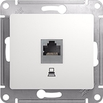 Глосса сл/к Роз. комп. RJ45 Schneider GLOSSA в рамк