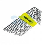 Набор шестигранников 10 предметов T9-T50 длинные TORX Proconnect