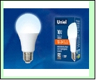 ЛСД Е27 ЛОН  10,0Вт 4000K  48В A60 UNIEL LED лампа св/д  LED/NW/FR/24-48V PLO55WH . 24-48В. Форма «A», матовая. Белый свет (K). Картон. ТМ ., шк 46904