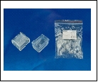 Компл.  Заглушка для светодиодной ленты НЕОН ULS-N21 NEON UCW-N21 CLEAR 025 POLYBAG UNIEL