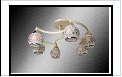 Люстра "рожки классик 6" .. светильник потолочный 8623/6S PGD+GD E27  LUMIER