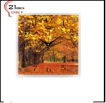 Часы 2525-10 (5) Часы настенные "Осенняя аллея"  "21 Bek"