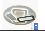 Св. комн. LED круг ... бел. 3000К/6500К IP20 Лассветас 29580\156w .D=500mm светильник 29580/156W (5) WT+CR  8/10/17/26W 6500/3000К 500*70 люстра (дим)