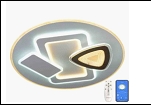 Св. комн. LED круг ... бел. 3000К/6500К IP20 Лассветас 29582\164W .D=500mm светильник 29582/164W (5) WT+CR  7/8/17/26W 6500/3000К 500*70 люстра (дим