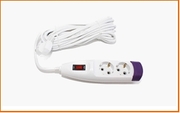 Удл.колодка 2р х  1.8м б/з с выкл. 10A Vinon 10А (12212)