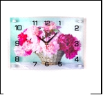 2535-032 (10) Часы настенные "Цветы в корзине"