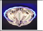 Люстра "зеркальная D=400" LED-RGB светильник потолочный 25283/4+22W CR E14 RBP 4*215  с ПДУ