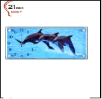 Часы 5020-782 (5) Часы настенные "3 дельфина"   "21 Bek"