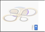 Люстра "LED 4"  38Вт LED-Blu светильник потолочный LED-RGB светильник потолочный 25964/4 (2) WT(BL) LED 7/12W 6500/3000К 615*450*110  (дим)